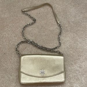 Tory Burch gold crossbody